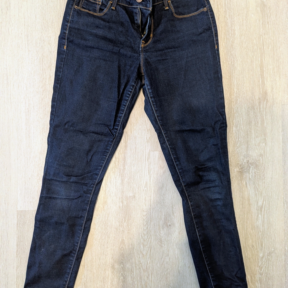 ❤️ 3 For $30 - Old Navy Dark Blue Women's Skinny Jeans